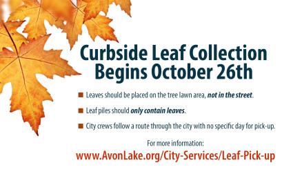 Curbside Leaf Pickup Begins