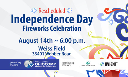 Rescheduled Independence Day Celebration