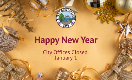 City offices closed New Year's Day