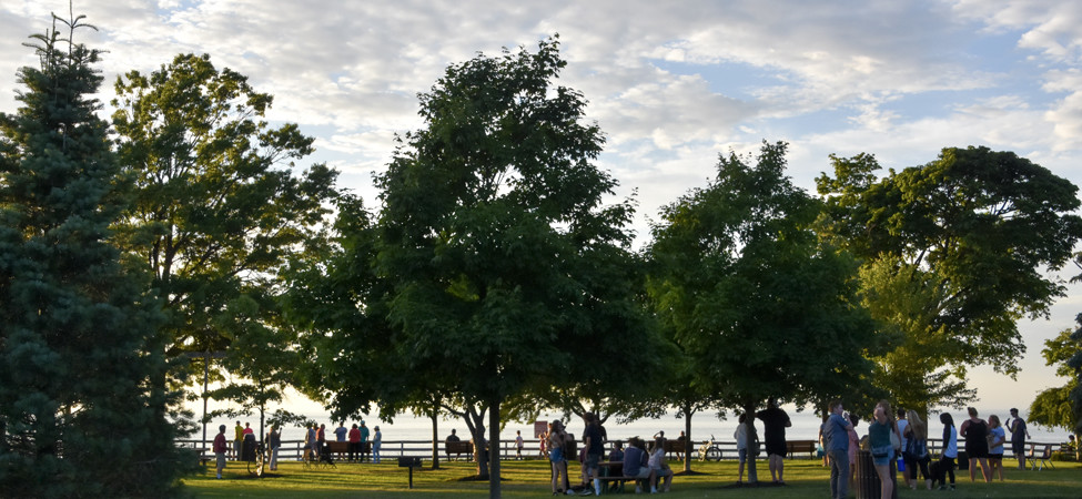 Veterans Park at Dusk