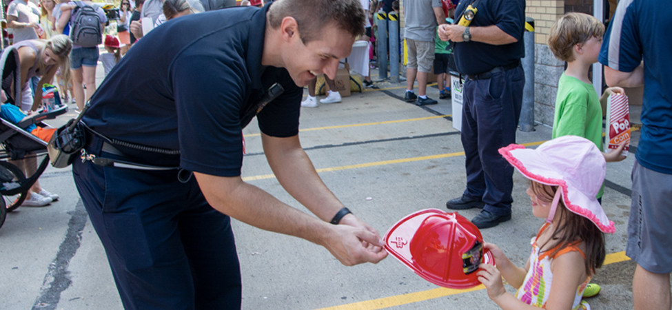 Fire Department at Big Trucks