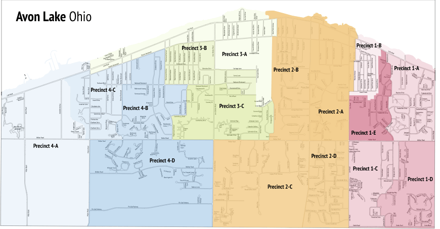 Avon Lake City Ward Two Map
