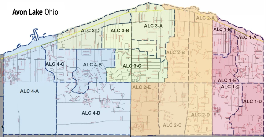 Avon Lake City Ward Two Map